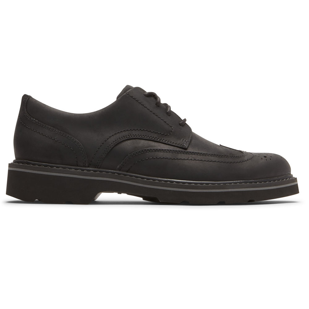 Rockport Mens Charlee Waterproof Wingtip - Sneakers Black - PYV243689